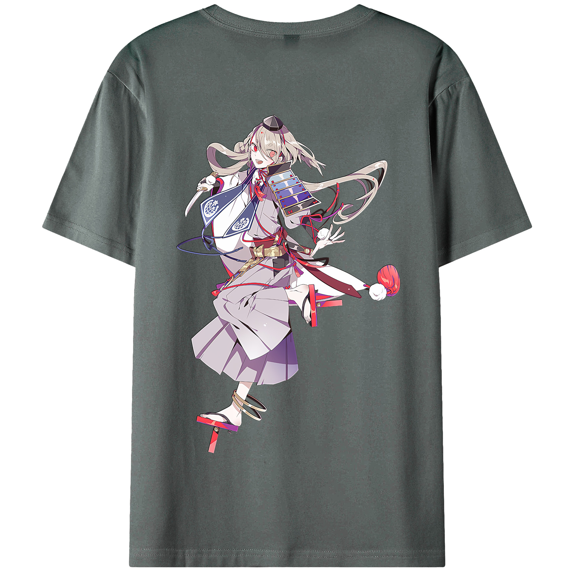 （画像用） 刀剣乱舞 Touken Ranbu 綿100％半袖Tシャツ（背面プリント）